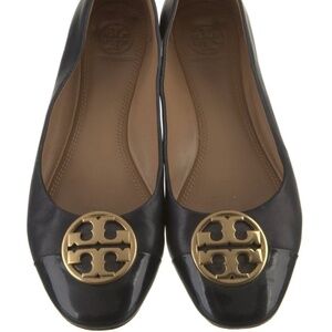 Tory Burch Leather Ballet Flats Womens